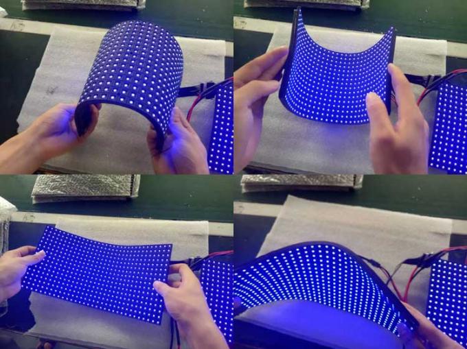 Yaratıcı Esnek LED Ekran Geniş Formatlı Pano Sorunsuz Panel 1