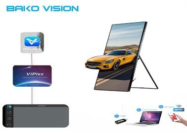 Shopping Mall Indoor LED Display Poster IP40 Light Weight Multiple Installation