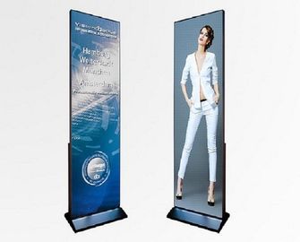 Lightweight P2.5mm Indoor LED Poster Digital Display Screen Poster Standing Thickness