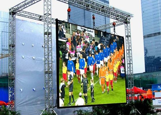 65536 Pixels Hanging LED Video Wall Waterproof Screen 1920Hz  IP21